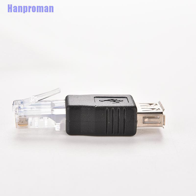 Đầu Chuyển Đổi Ổ Cắm Mạng Lan Rj45 Male Sang Usb Af A Female | BigBuy360 - bigbuy360.vn
