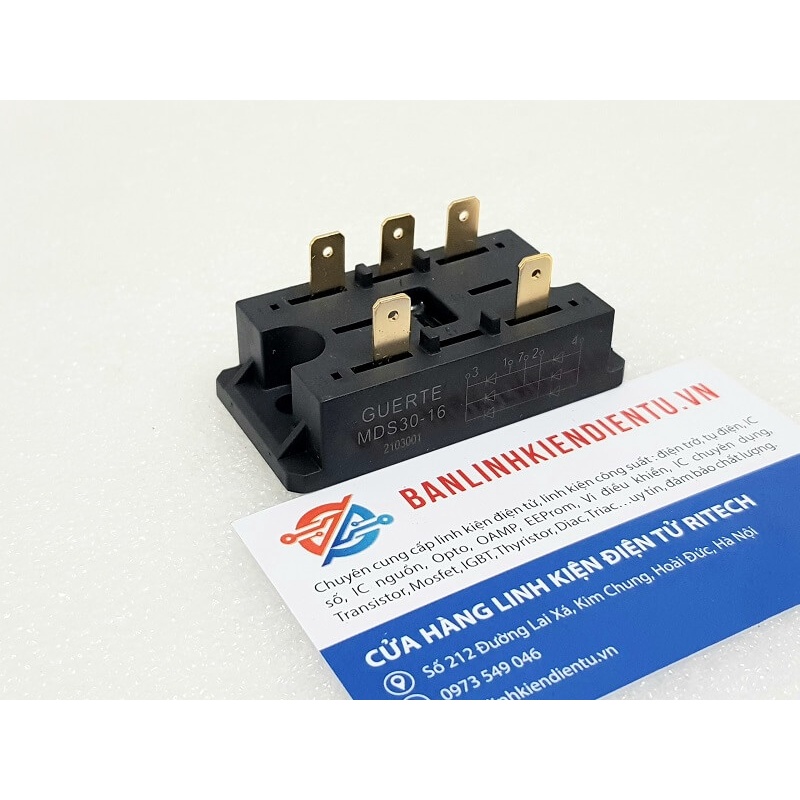 MDS30-16 Diode cầu 3 pha 30A 1600V