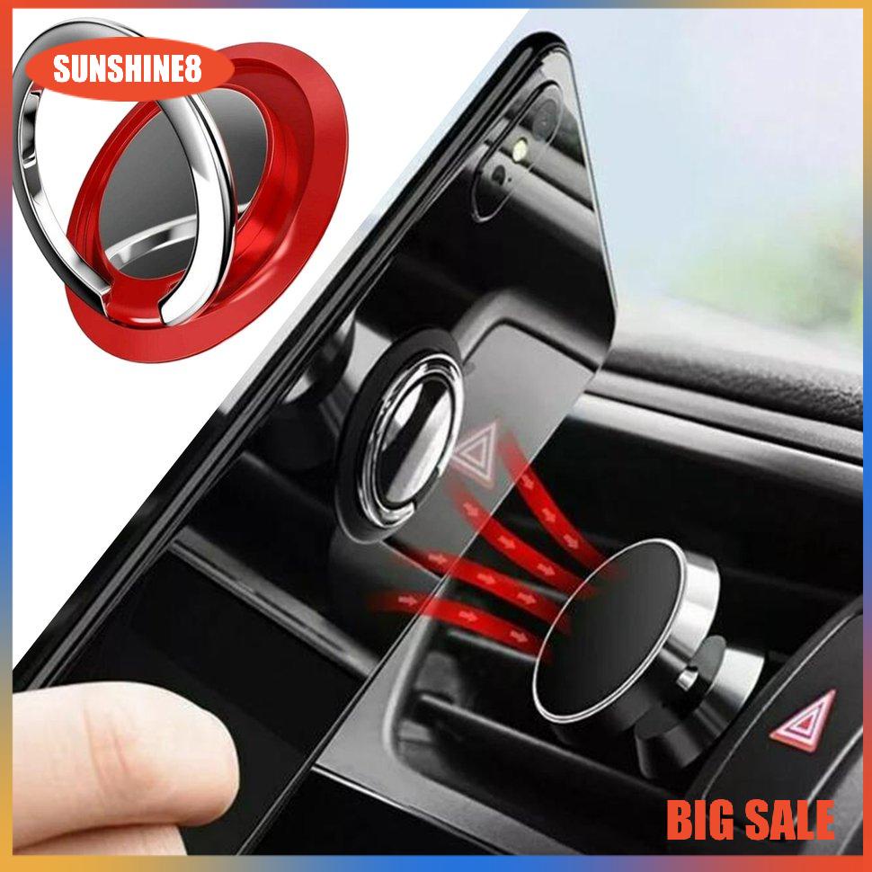 Nhẫn đỡ điện thoại từ tính xoay 360 độ cầm chắc tay tiện dụng cho xe hơi