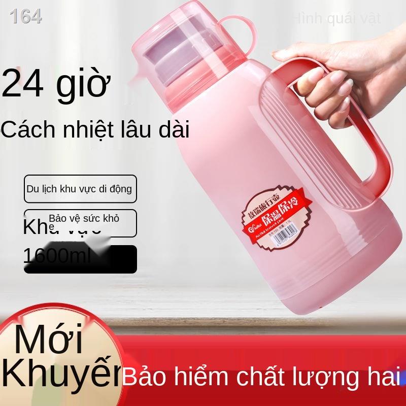ﺴ☁Bình bảo ôn gia đình, ly thủy tinh, phích giữ nhiệt dung tích lớn, phích du lịch xách tay, phích nước sôi, phích nước