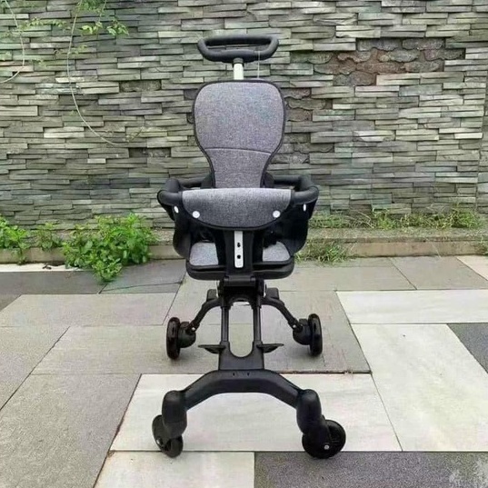 Xe đẩy du lịch cho bé, xe đảo chiều gấp gọn 520 kèm đệm