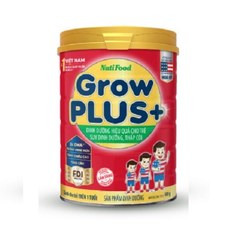 Sữa bột nutigrow plus đỏ 900g