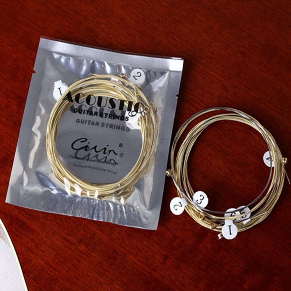 Set 6 Dây Đàn Guitar Lõi Thép Lục Giác Thông Dụng 6 Món