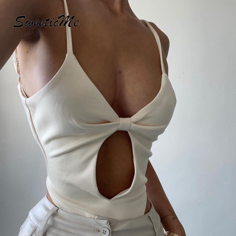 Bodysuit Màu Trơn Kiểu Dáng Mới, Quyến Rũ Dành Cho Nữ 2022