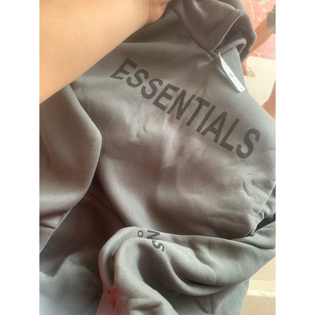 Áo Hoodie Unisex ESSENTIALL Nam Nữ Dáng Rộng Kèm Mũ HOT TREND - Áo nỉ bông unisex nam nữ KNN60 | BigBuy360 - bigbuy360.vn