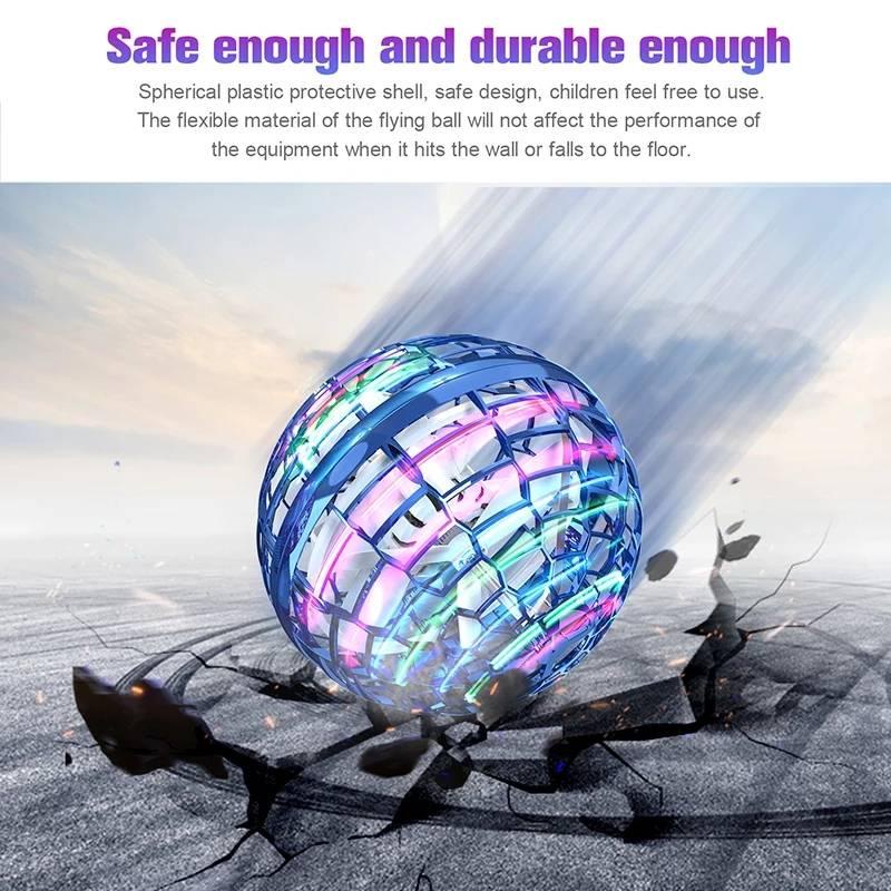 Đồ chơi bóng bay xoay hình UFO 360° điều khiển từ xa cho trẻ em và người lớn