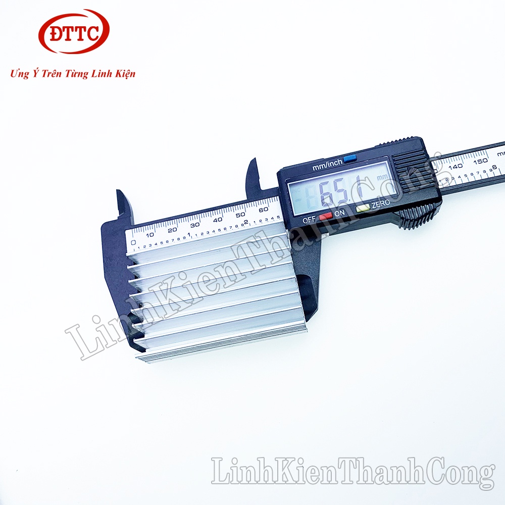 Nhôm Tản Nhiệt 8 Cánh 65x45x17mm