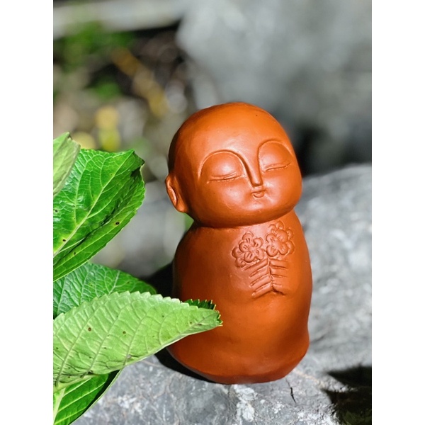 Tượng Phật An Nhiên Bộ Tượng Tứ Không 4 Chú Tiểu Tượng Búp Bê Decor Gốm Sứ Bát Tràng Cao Cấp