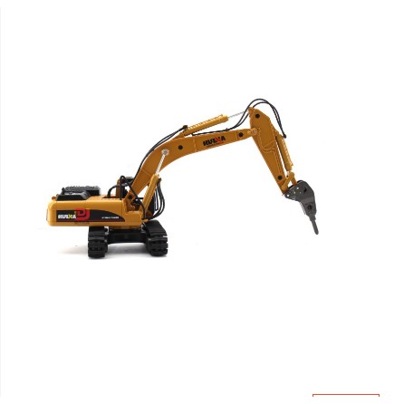 Mô hình xe khoan đất đồ chơi xe phá bê tông HUINA