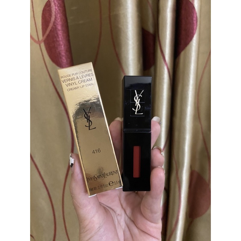 Son Ysl Vinyl Lip Cream 416, 407, 08, 211 Psychedelic Chili HÀNG CÓ SẴN.