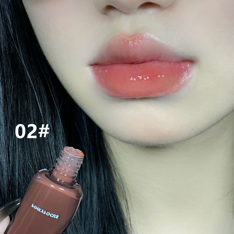 MINIJUMIE Pinkyfocuscus® Son Bóng Hiệu Ứng 3D Kháng Nước Và Lâu Trôi Độc Đáo
