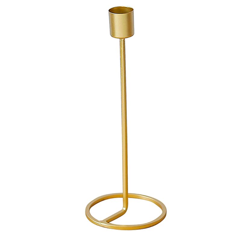 Chân Nến Bằng Sắt Thiết Kế Đơn Giản Phong Cách Châu Âu Dùng Trang Trí Nhà Cửa