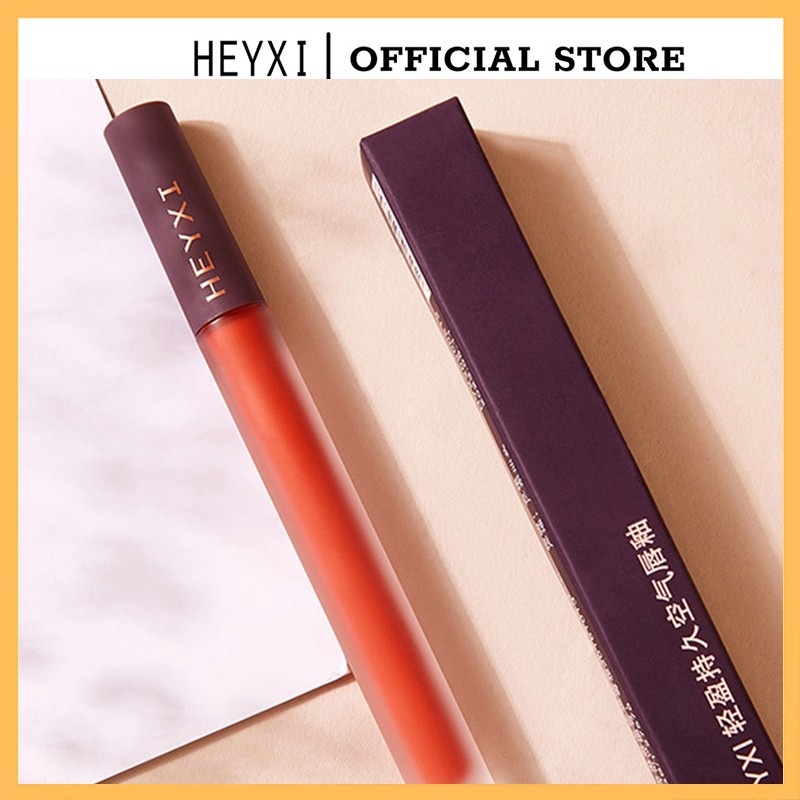 Son HEYXI Velvet Air Lip Glaze Matte Student Niche Son kem lì môi lâu trôi không thấm nước 20g HS5