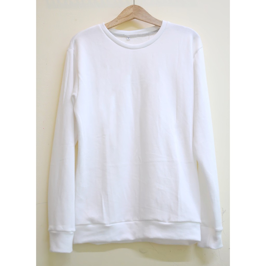 Áo thun Sweater White Bassic Unisex