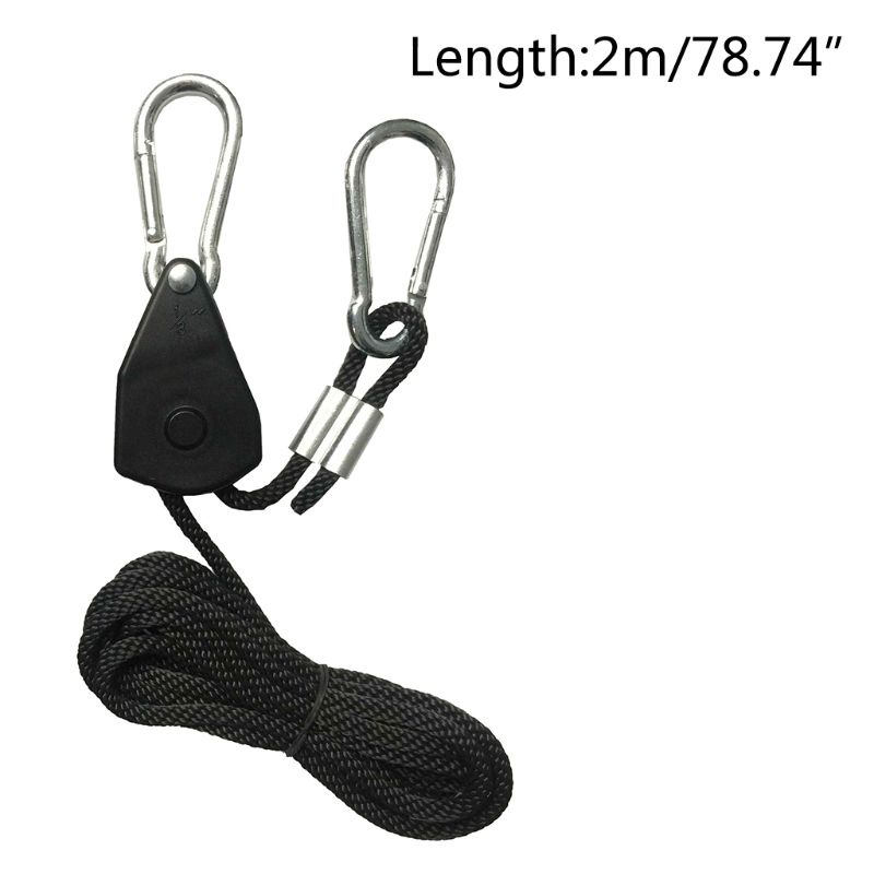 ✿ Set 2 Dây Ròng Rọc 1/8&quot; 150lb Chuyên Dụng Cho Hoạt Động Leo Núi Cắm Trại