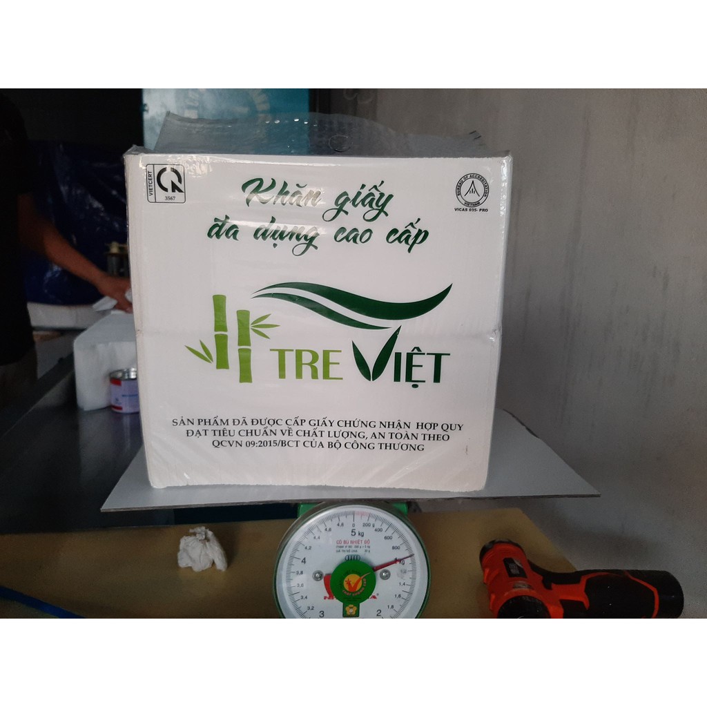 Khăn giấy chuyên cho Quán Gà, Quán ăn, Khăn giấy Tre Việt