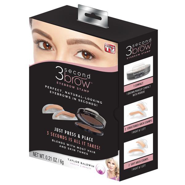 Bộ Khuôn - Bột In Xăm Tạo Kiểu Lông Mày 3 Second Brow