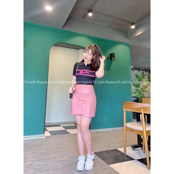 (T.U Bigsize 50-75kg) Áo Polo Dáng Ngắn Len Mongtoghi Barbia Hàng QCCC