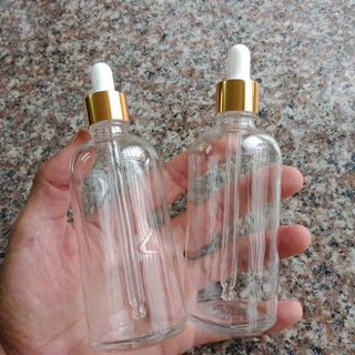 COMBO 5 Lọ chiết tinh dầu 100ml thủy tinh trong suốt