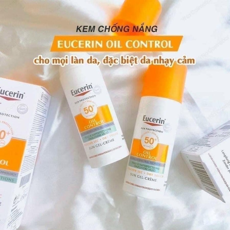 Kem chống nắng Eucerin da dầu