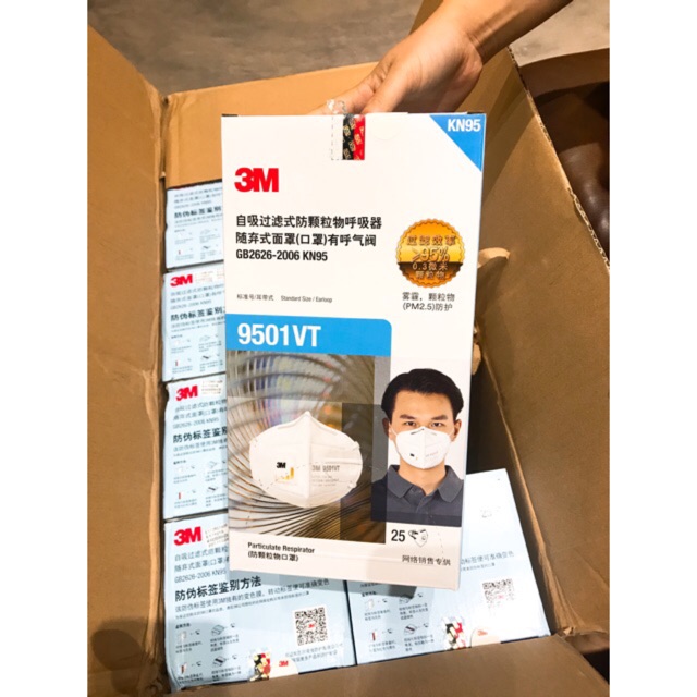 **HÀNG CHÍNH HÃNG**Combo 5 khẩu trang 9501VT ( New product) | BigBuy360 - bigbuy360.vn