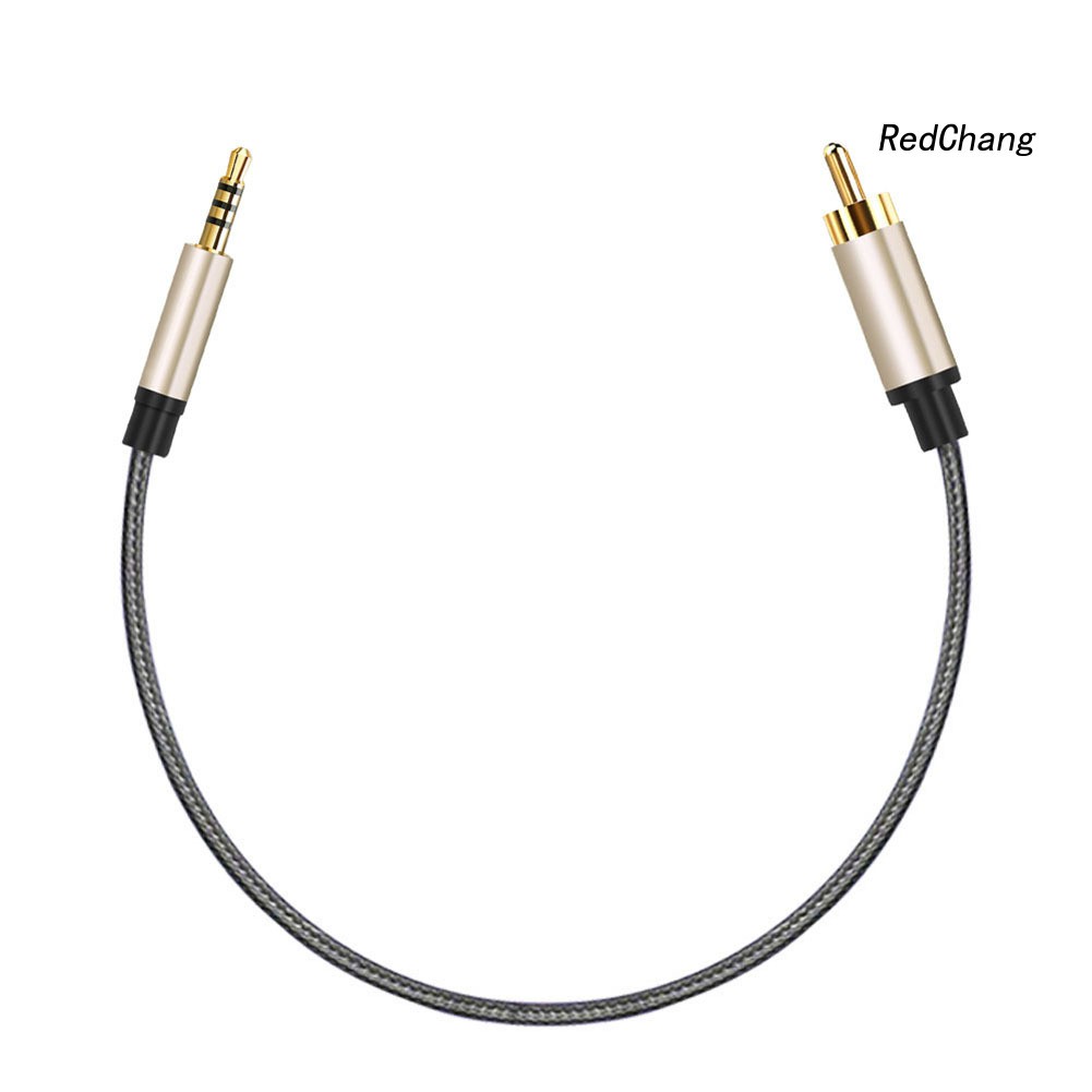 -SPQ- 1/2m RCA to AUX 3.5mm Jack Coaxial Audio Connector Cable for Xiao-mi 1/2 TV
