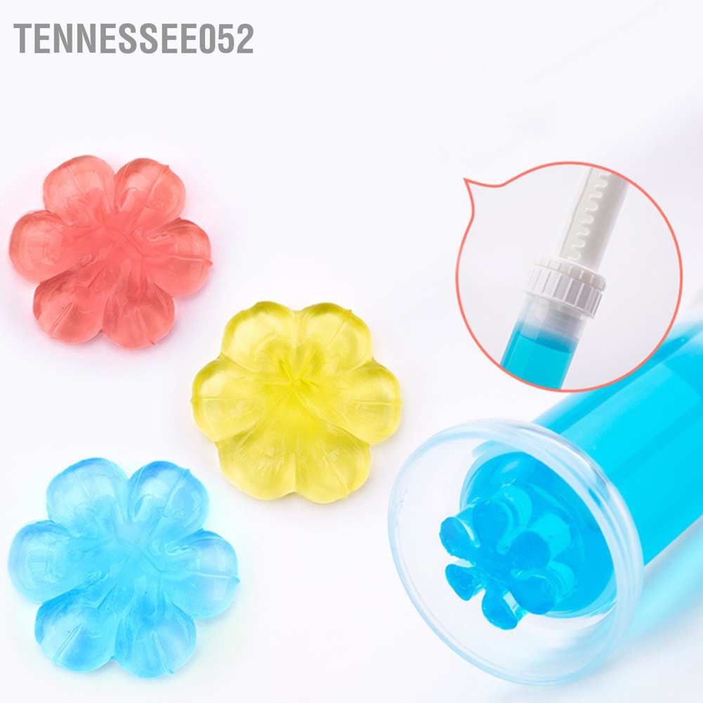 Gel khử mùi bồn cầu dạng thạch hình bông hoa cho toilet hương thơm lâu dài 60g Tennessee052