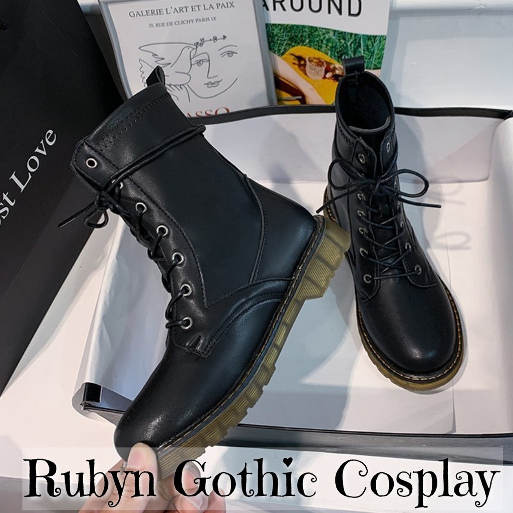 [SẴN Ảnh thật + Video]  Giày Boots Cổ Cao Dr Martens cá tính mới 2020 da mềm