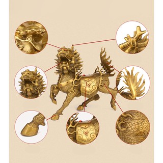 Tượng long mã bằng đồng thau