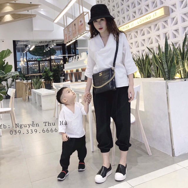 Set yukata cho mẹ và bé