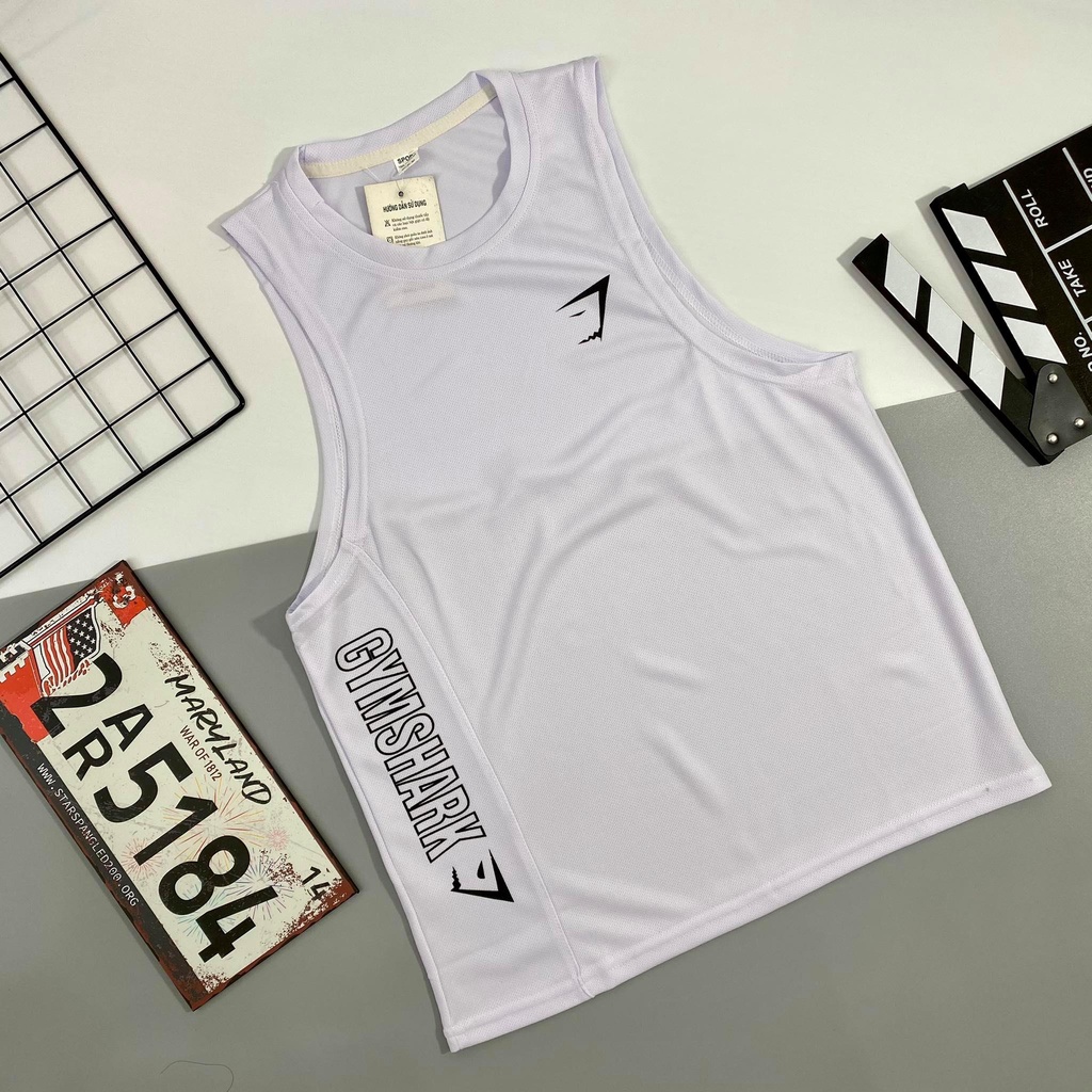 Áo Ba Lỗ Thể Nam Thể Thao Hàng Đẹp - Áo Thun Tập GYM Nam SHARK