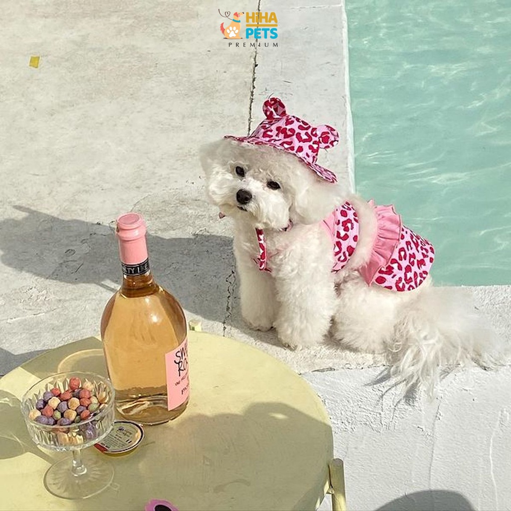 Áo Bơi Cho Chó Mèo Có Nón Quần Áo Bơi Cho Thú Cưng Hàn Quốc Thời Trang Cao Cấp Hiha Pets.