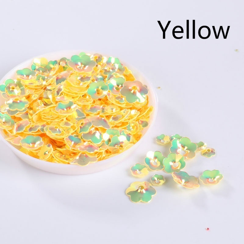 10g Hạt Kim Sa Hình Hoa Mận 3D Nhiều Kích Cỡ Làm Đồ Thủ Công / May Vá