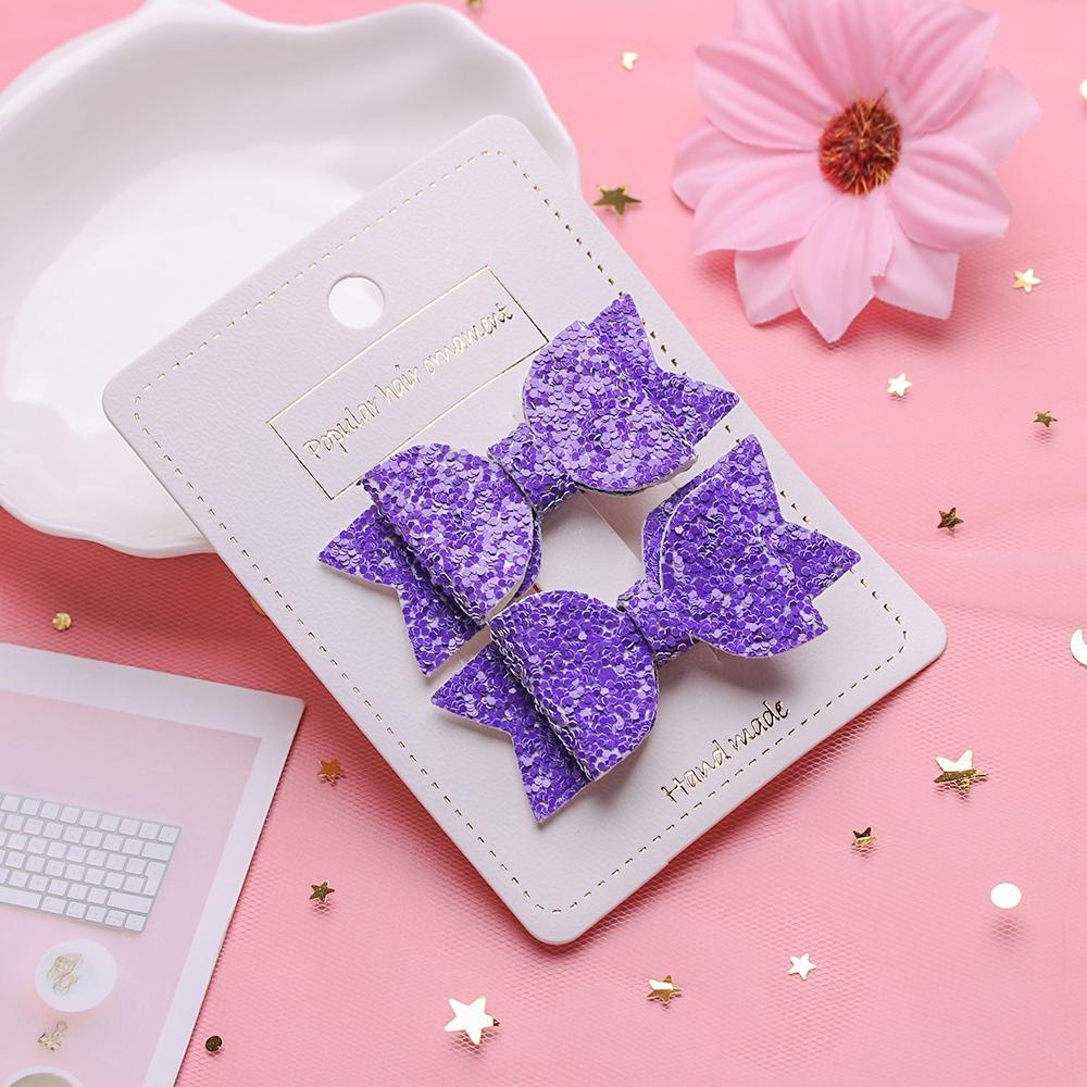 Set 2 Kẹp Tóc Nơ Xinh Xắn Dành Cho Nữ