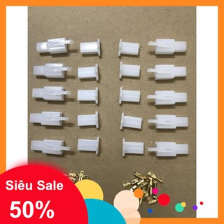 Đầu cos xe máy 2P-2.8mm + giắc nhựa (10bo)