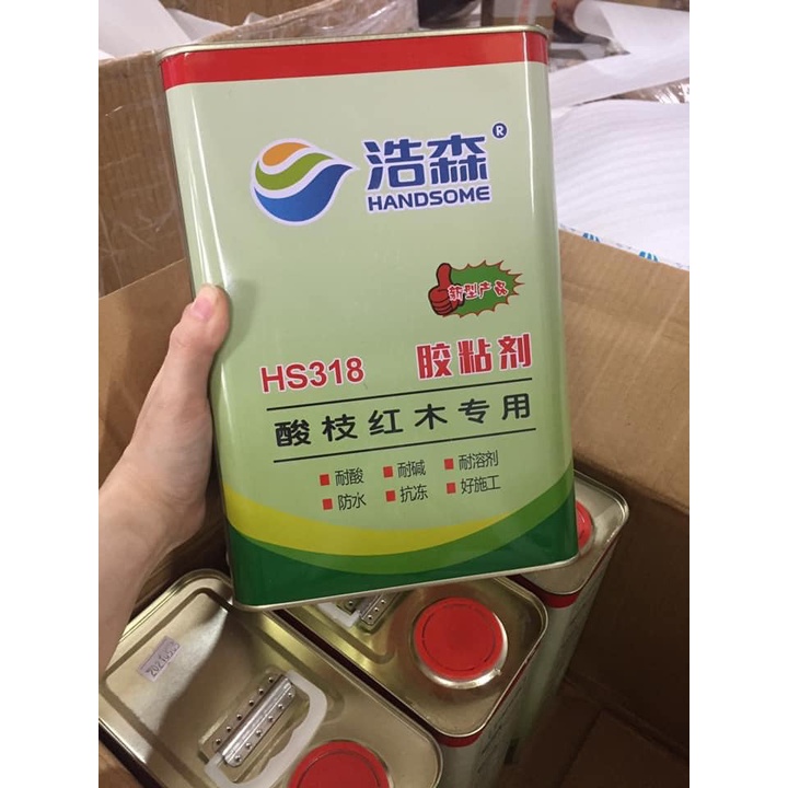 Keo Dán Gỗ HS318 - keo 1 thành phần dán gỗ trực tiếp, không cần pha chế