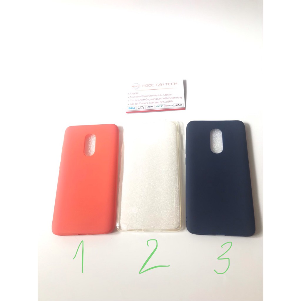 Ốp silicon dẻo chống ố bẩn màu đỏ tươi và xanh đen, ốp silicon trong suốt cho Note 4