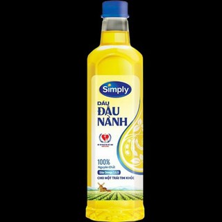 Dầu ăn simply 1l - dầu đậu nành simply 1l