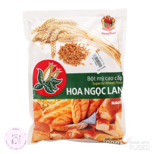 Bột Mì Cao Cấp Hoa Ngọc Lan Túi 1Kg (Bột Mì Đa Dụng) Làm Bánh Mì, Bánh Ngọt, Bánh Bao, Tẩm Bột Chiên Giòn