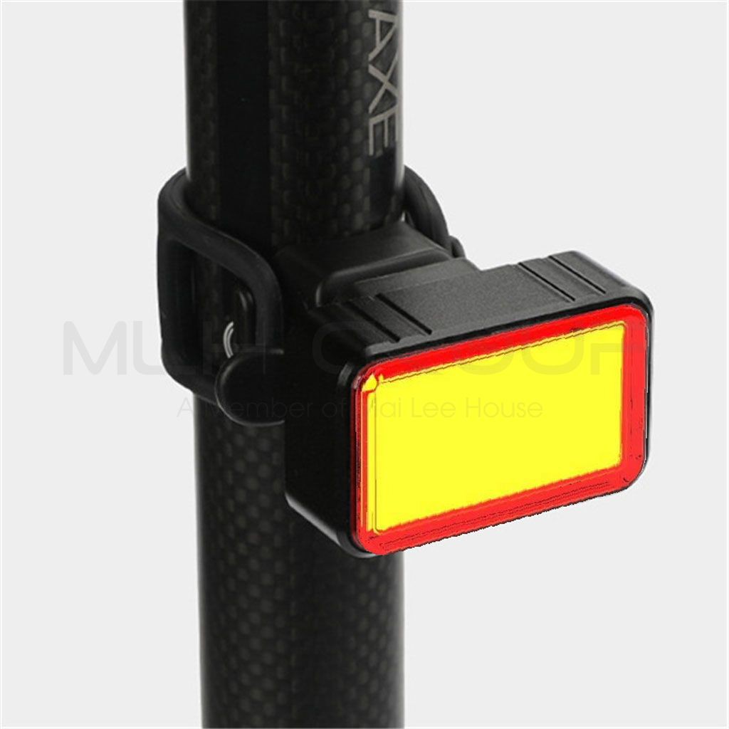 Đèn Led Đuôi Xe Đạp 100Lumens 4 Chế Độ Đèn Phanh Cảm Biến Gia Tốc Thông Minh Sạc USB Chống Nước/ Bụi Bẩn Cho Xe Đạp MLH