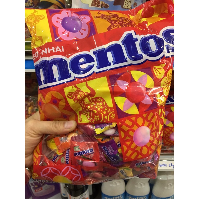 Gói kẹo Mentos 1kg