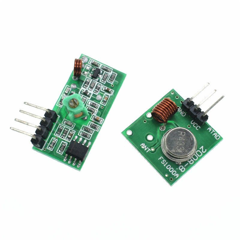 Set mô-đun thu phát tín hiệu không dây 315Mhz 433Mhz RF cho Arduino tự làm