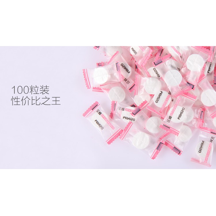 auth 100% gói 100 mặt nạ nén miniso cực tiết kiệm cho chị em làm đẹp chăm sóc da đây ạ