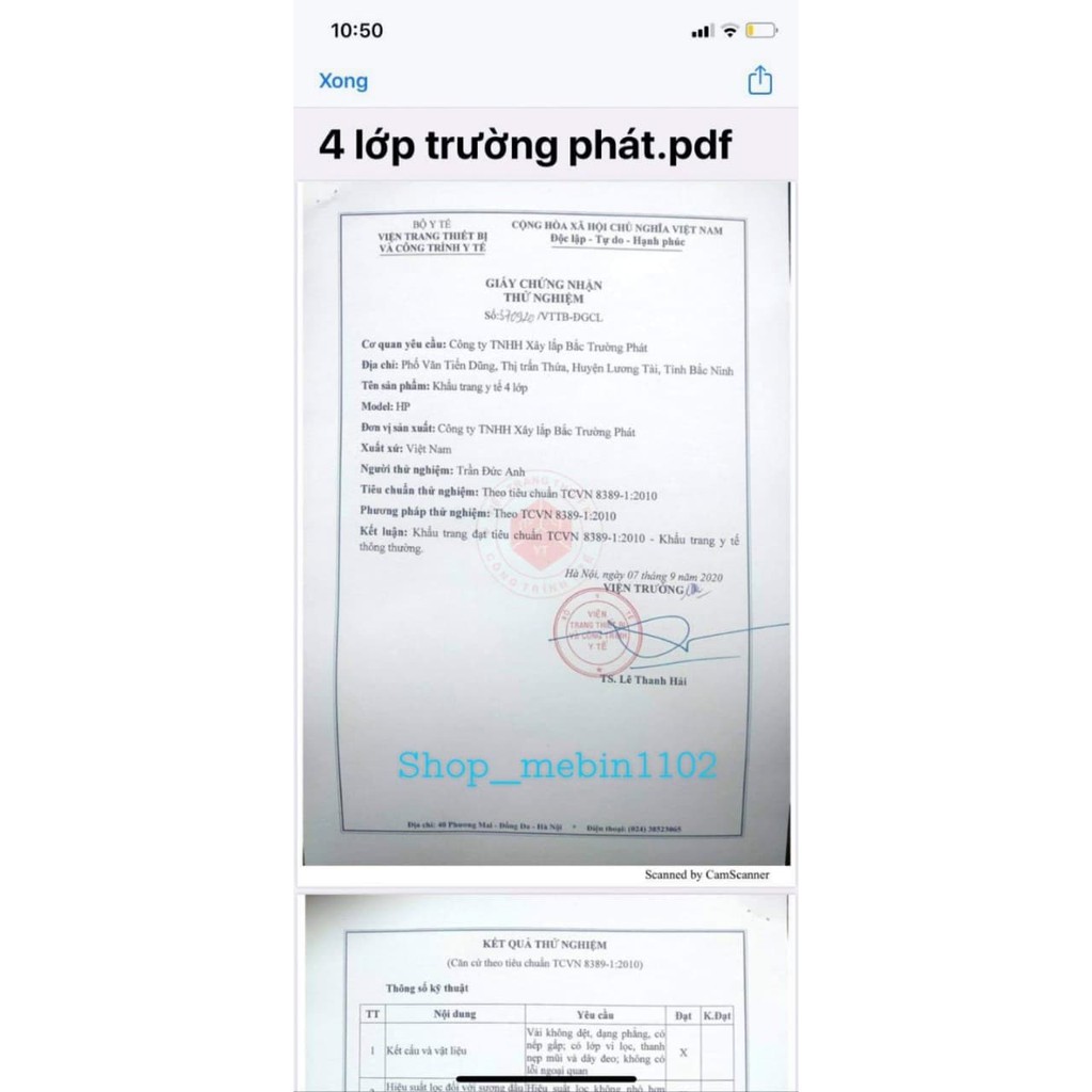 Hộp 50 chiếc Khẩu trang Y Tế 4 lớp kháng khuẩn, Hưng Phát, An Phát có logo