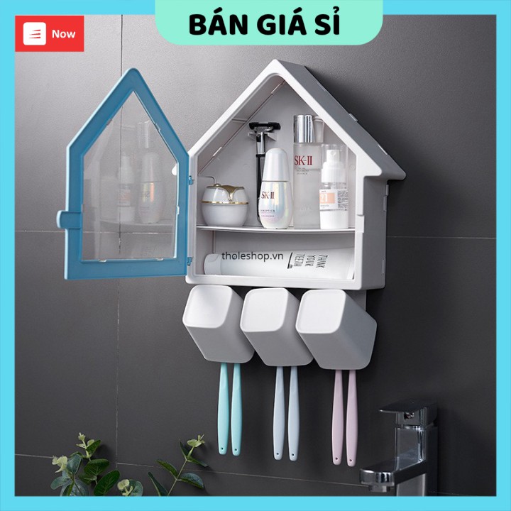 Kệ đựng nhà tắm   GIÁ VỐN]  Kệ đựng đồ dùng nhà tắm hình ngôi nhà dễ thương 9524