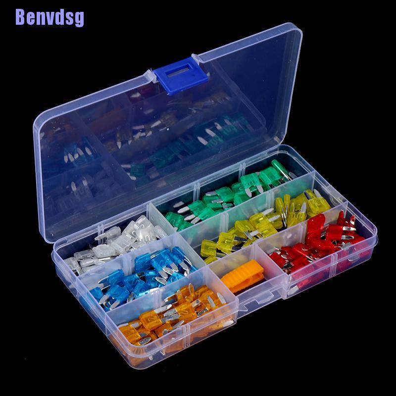 Bộ 120 Cầu Chì mini Lưỡi micro Chuyên Dụng Cho Xe Hơi /