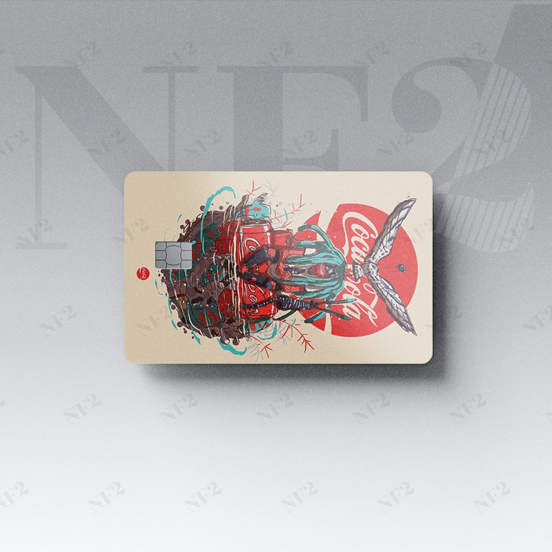 BRANDS - Decal Sticker Thẻ ATM (Thẻ Chung Cư, Thẻ Xe, Credit, Debit Cards) Miếng Dán Trang Trí NF2 Cards