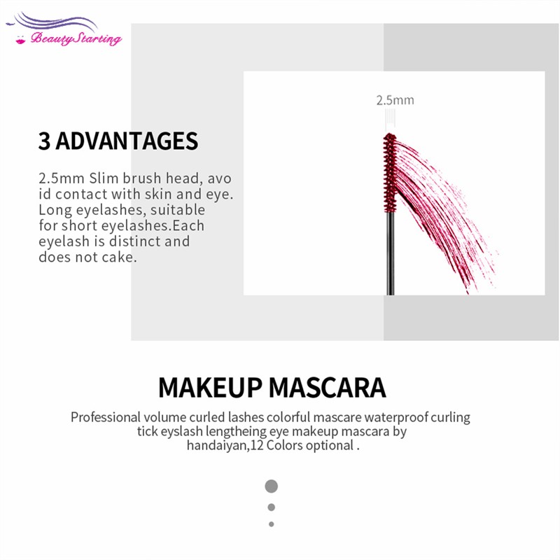 [Hàng mới về] Mascara không thấm nước làm cong và dài mi quyến rũ 12 màu sắc chọn lựa | BigBuy360 - bigbuy360.vn