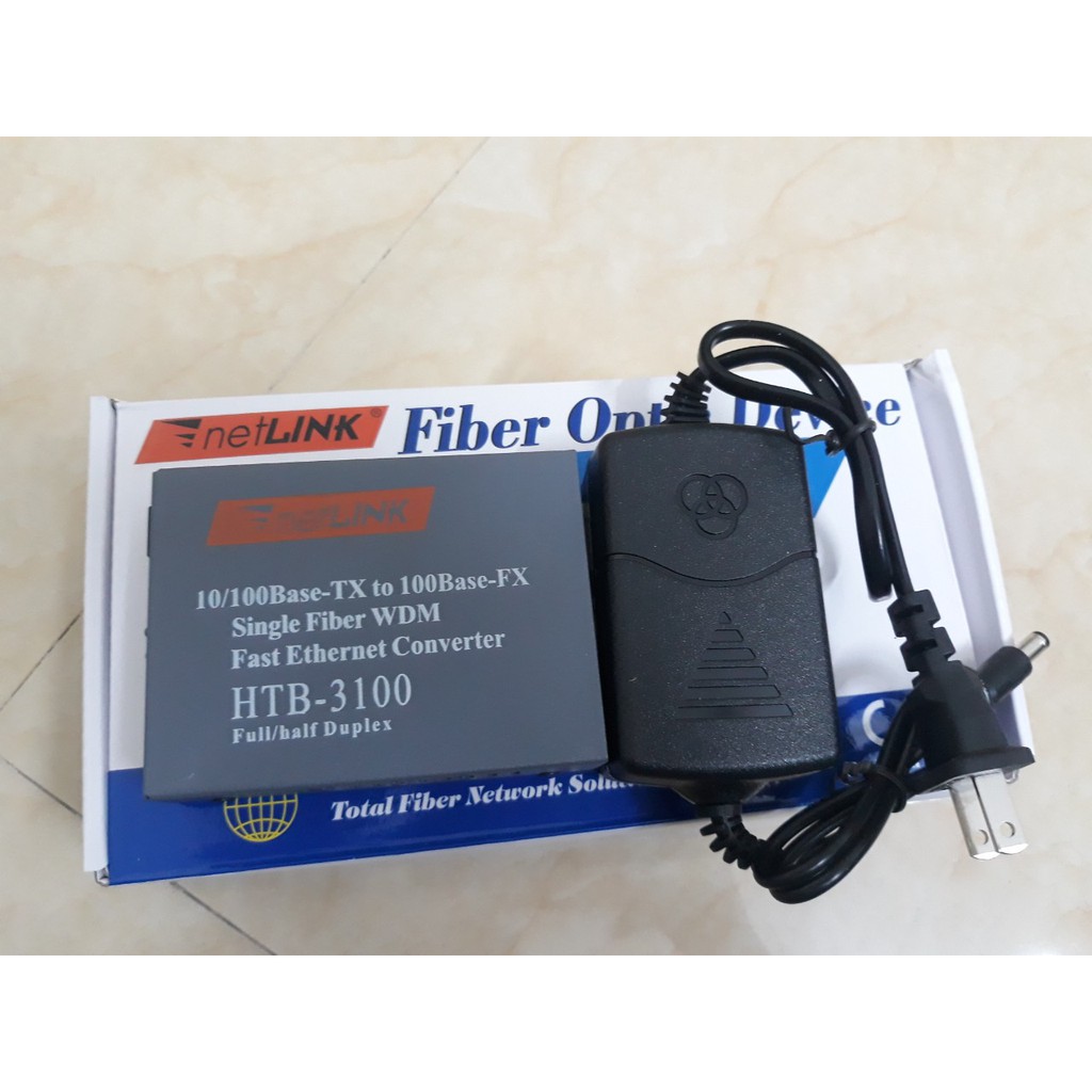 Đầu đơn converter B 1 sợi HTB-3100B -25KM