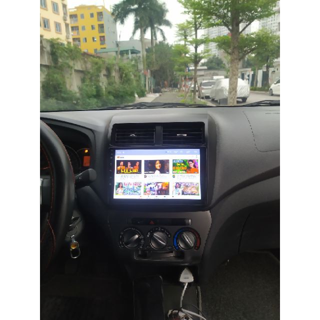 [Giá Gốc] Màn hình ô tô dvd android 9 inch theo xe Toyota wigo